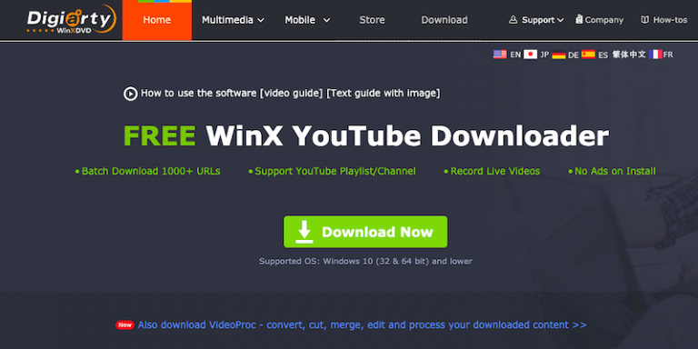 youtube video downloader for windows 10