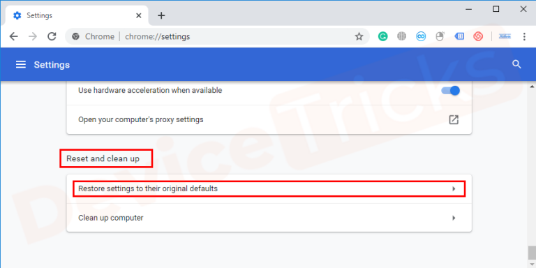 Fix: Err_Connection_Reset Error in Chrome [Complete Guide] - Device Tricks