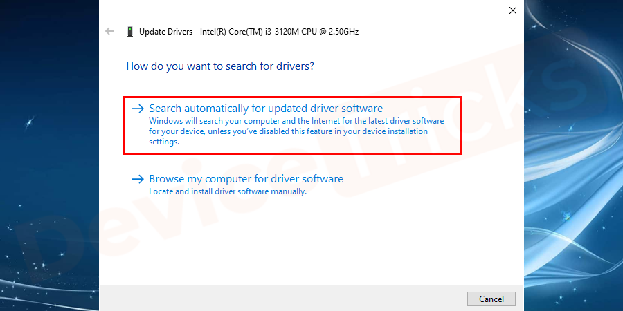 driver search for mac
