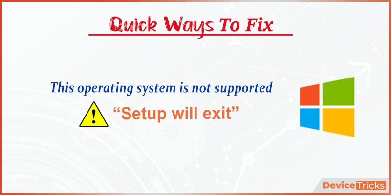 This operating system is not supported при установке принтера