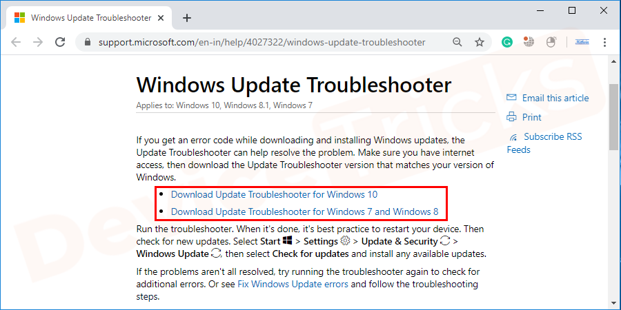 failure configuring windows update windows 7