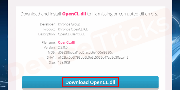 Для чего нужна opencl dll