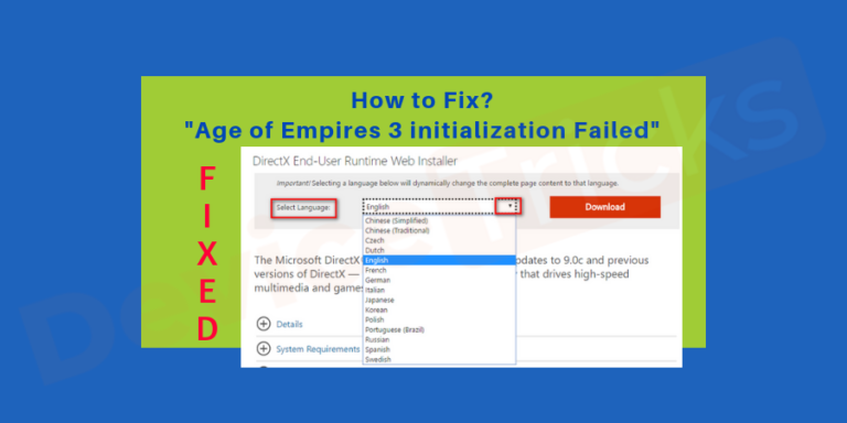 Fatal error reported by game age of empires 3 что делать