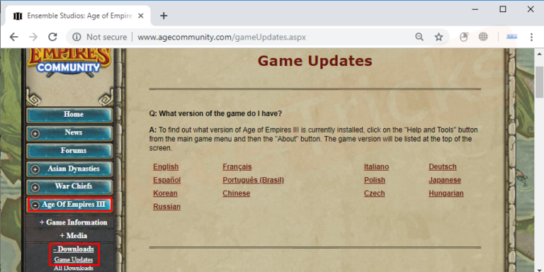 age of empires 3 failed to create account