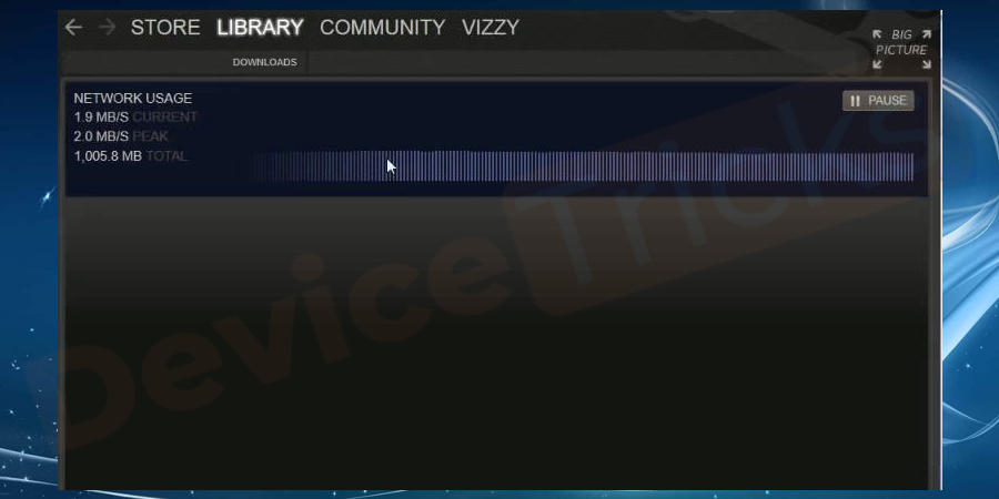 steam download stopping and starting