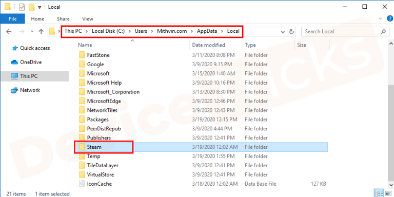 the default steam install folder cant be removed