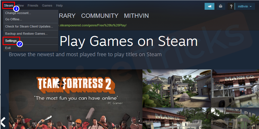 steam download stopping and starting