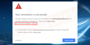 Net err cert authority invalid как исправить яндекс браузер